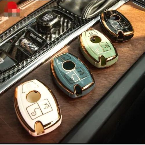 Car Key Protective Case Cover/Key Case For Mercedes Benz- Black
