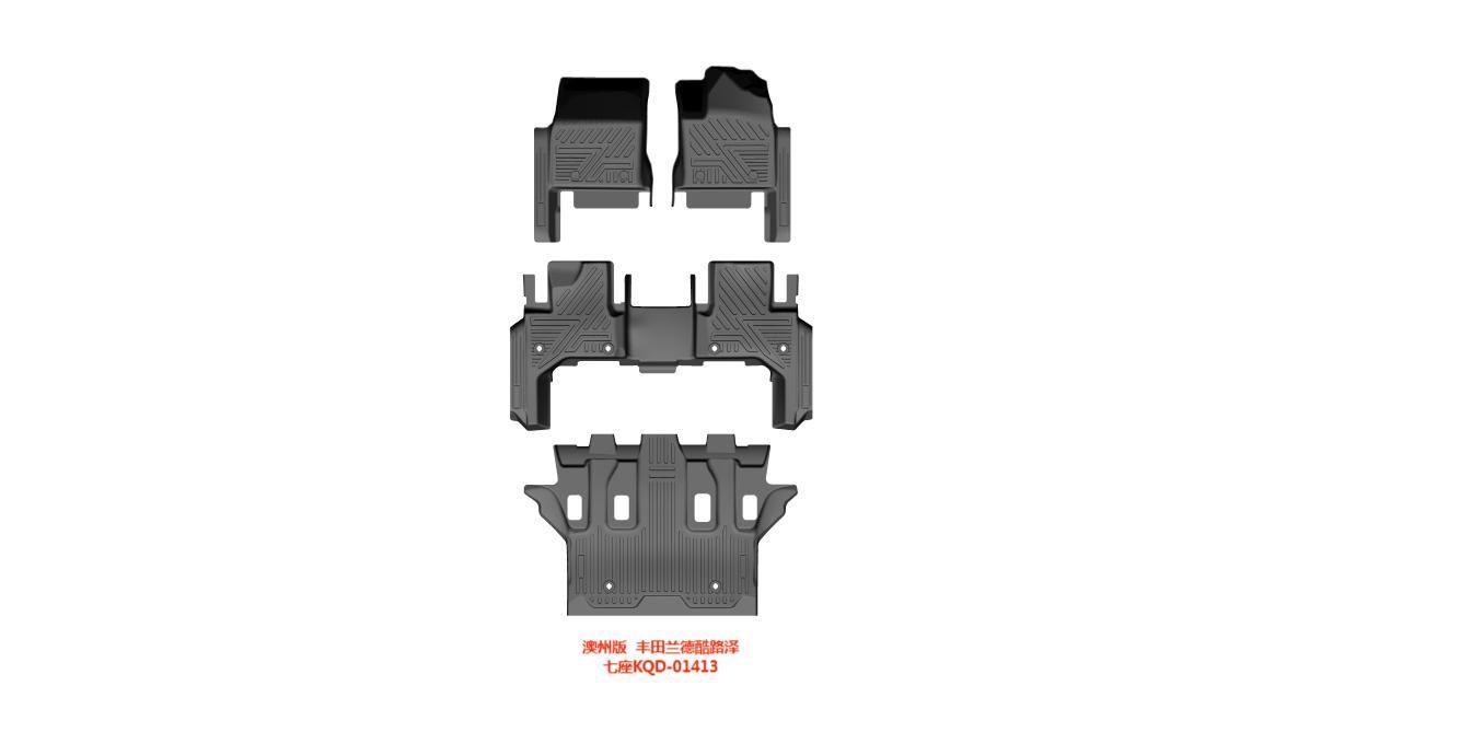 2023 LAND CRUISER 7SEAT FOOT MAT/3ROWS/4PCS /RHD AU