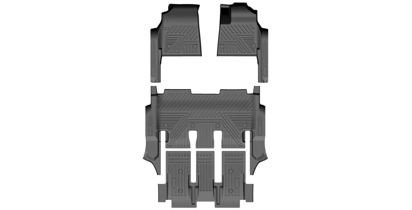 2023-ON INNOVA 5D max FOOT MAT/3ROWS/4PCS/hybird version ID