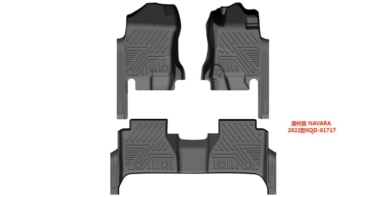 2015-2024 NP300 FOOT MAT/4 DOORS/2 ROWS/3PCS/RHD/AU