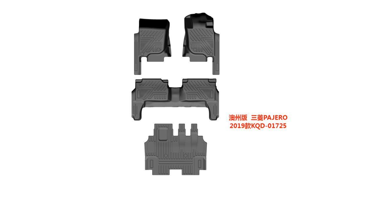 2019-ON PAJERO/MONTERO SPORT FOOT MAT/7 SEATS/3ROWS/4PCS /RHD AU