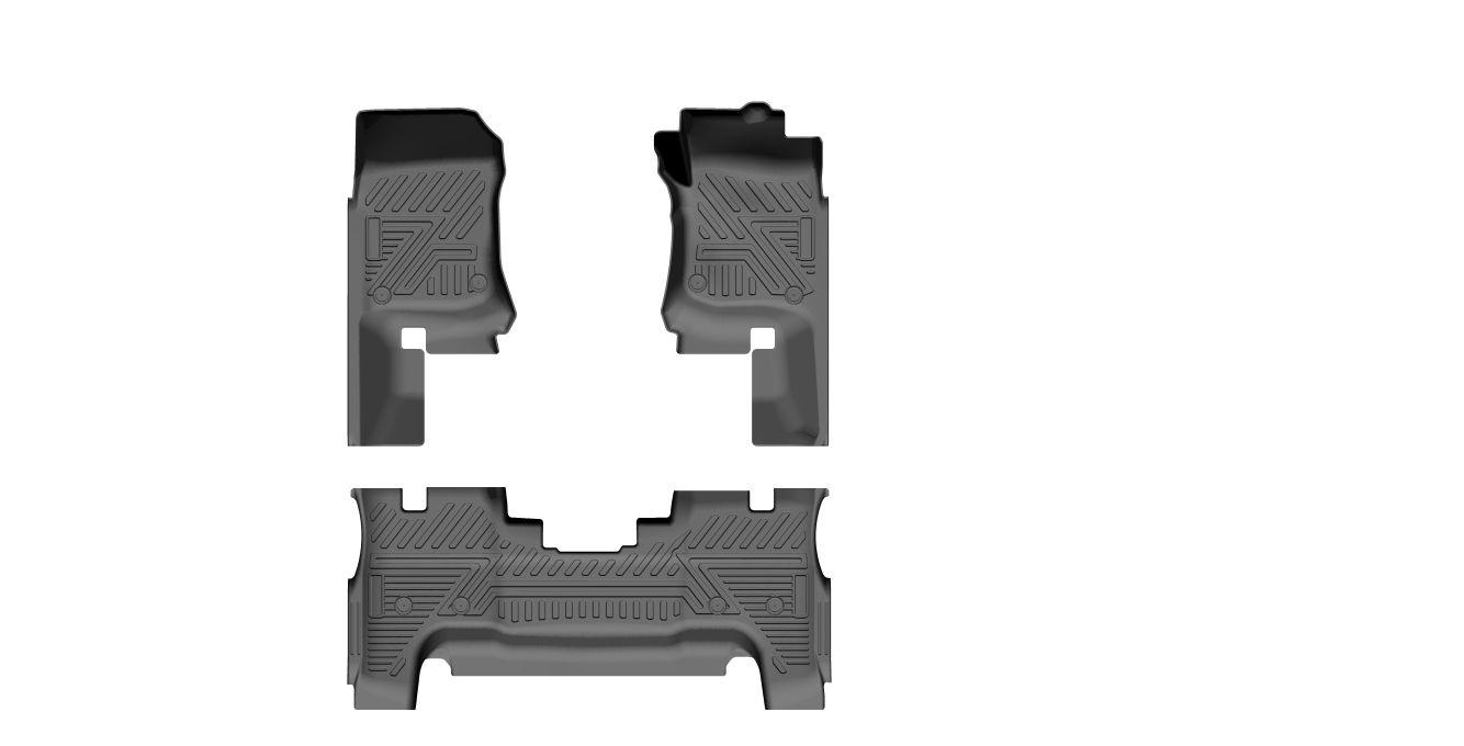 2022 Land Crusier Pickup 4door FOOT MAT/2ROWS/3PCS /RHD AU