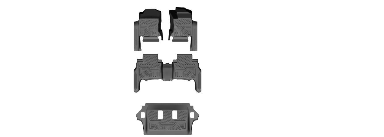 2016-2024 FORTUNER FOOT MAT /7 SEATS/3ROWS/4PCS/RHD AU