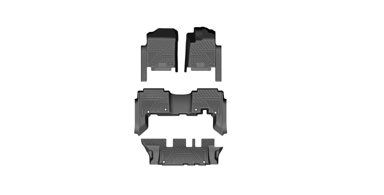 2019-2024 PATROL FOOT MAT/7 SEATS/2 ROWS/3PCS/RHD/AU