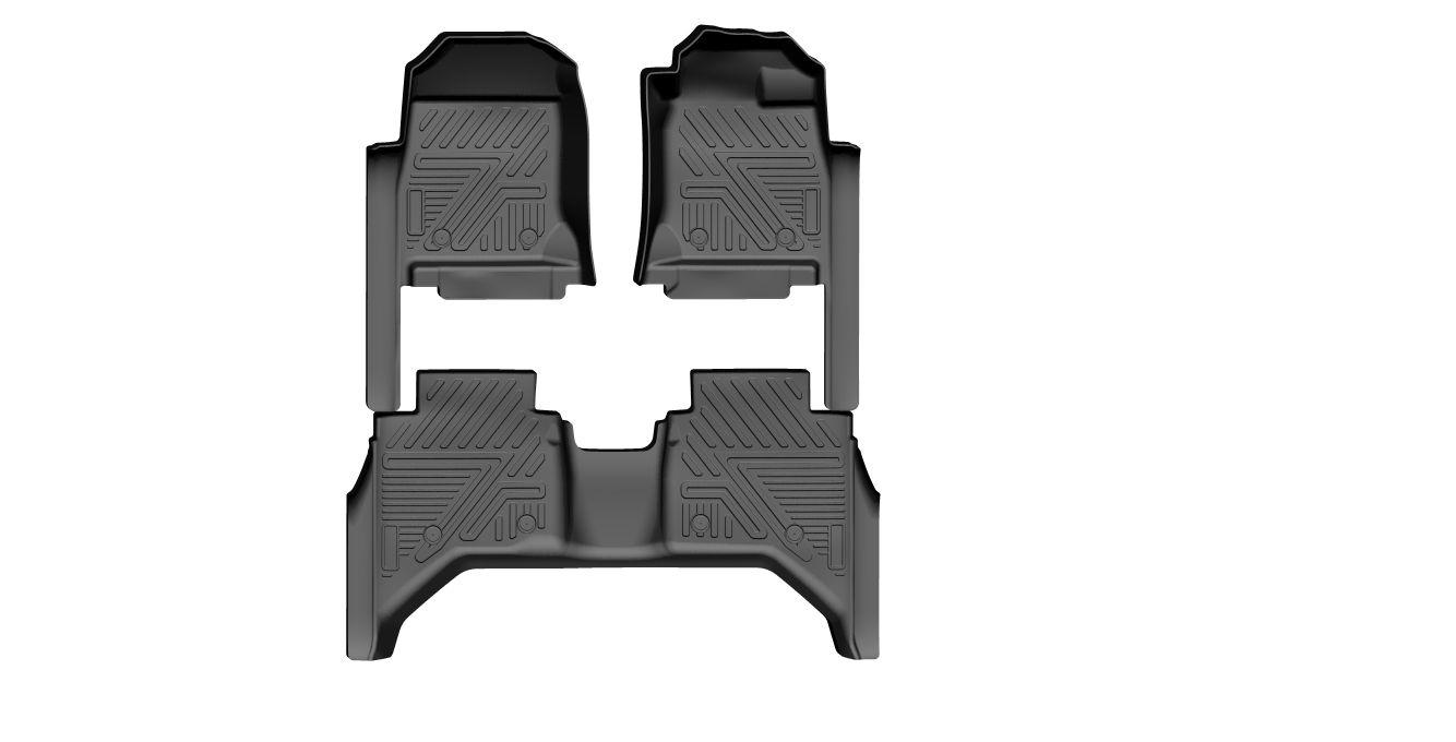 2020-2021 D-MAX FOOT MAT/4 DOORS/2 ROWS/3PCS TH