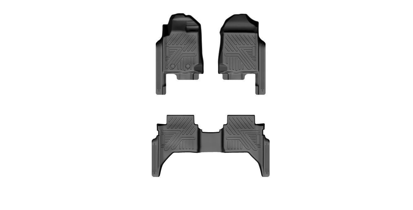 2012-2021 RANGER FOOT MAT 4DOORS/5 SEATS/2ROWS/3PCS MYS