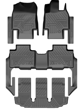2022-ON HIGHLANDER/ Kluger FOOT MAT/7 SEATS/3ROWS/4PCS/ Gasoline RHD AU