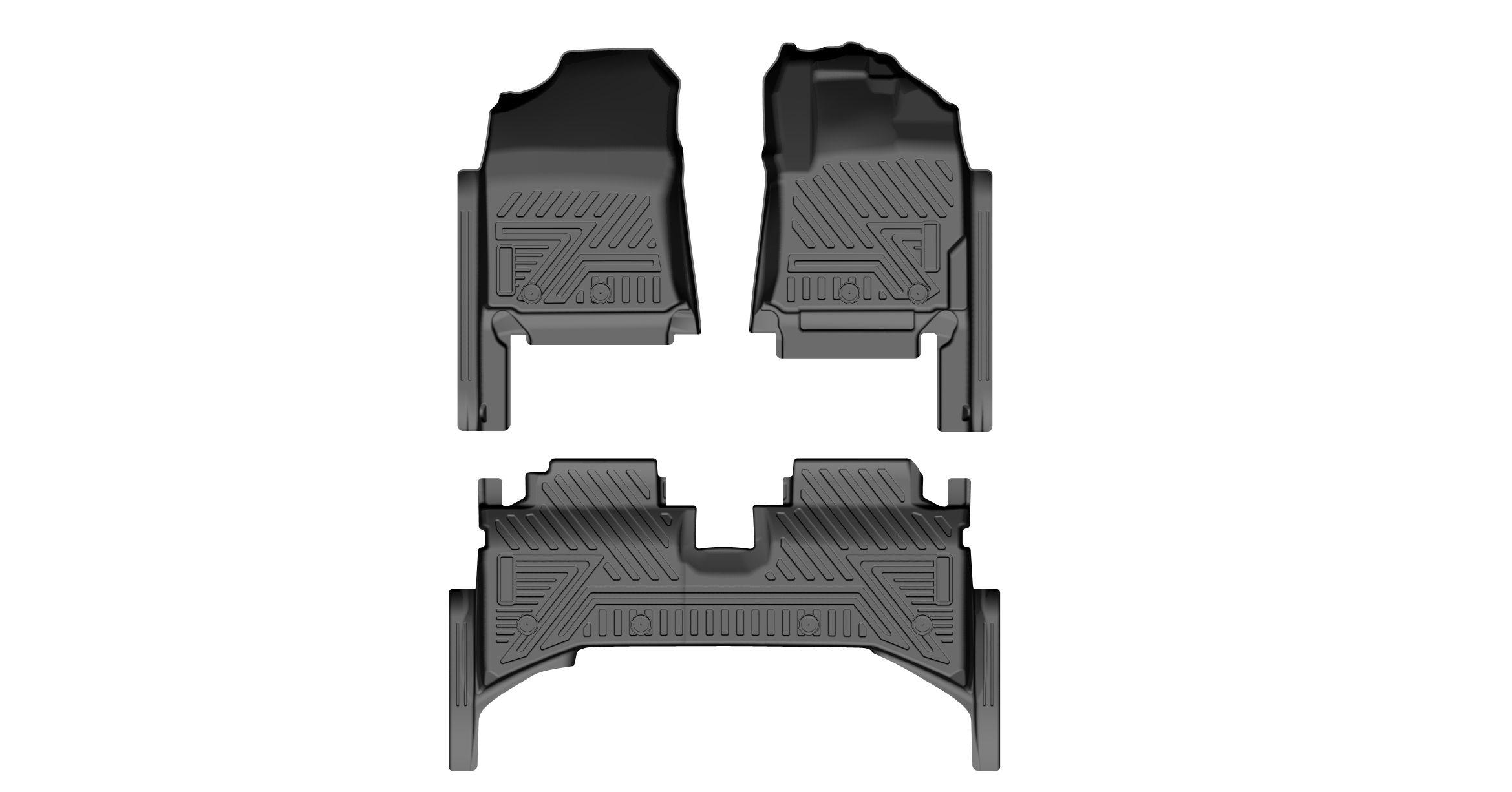 2010-2015 COROLLA FIELDER 5SEATS FOOT MAT/2 ROWS/3PCS (MG)