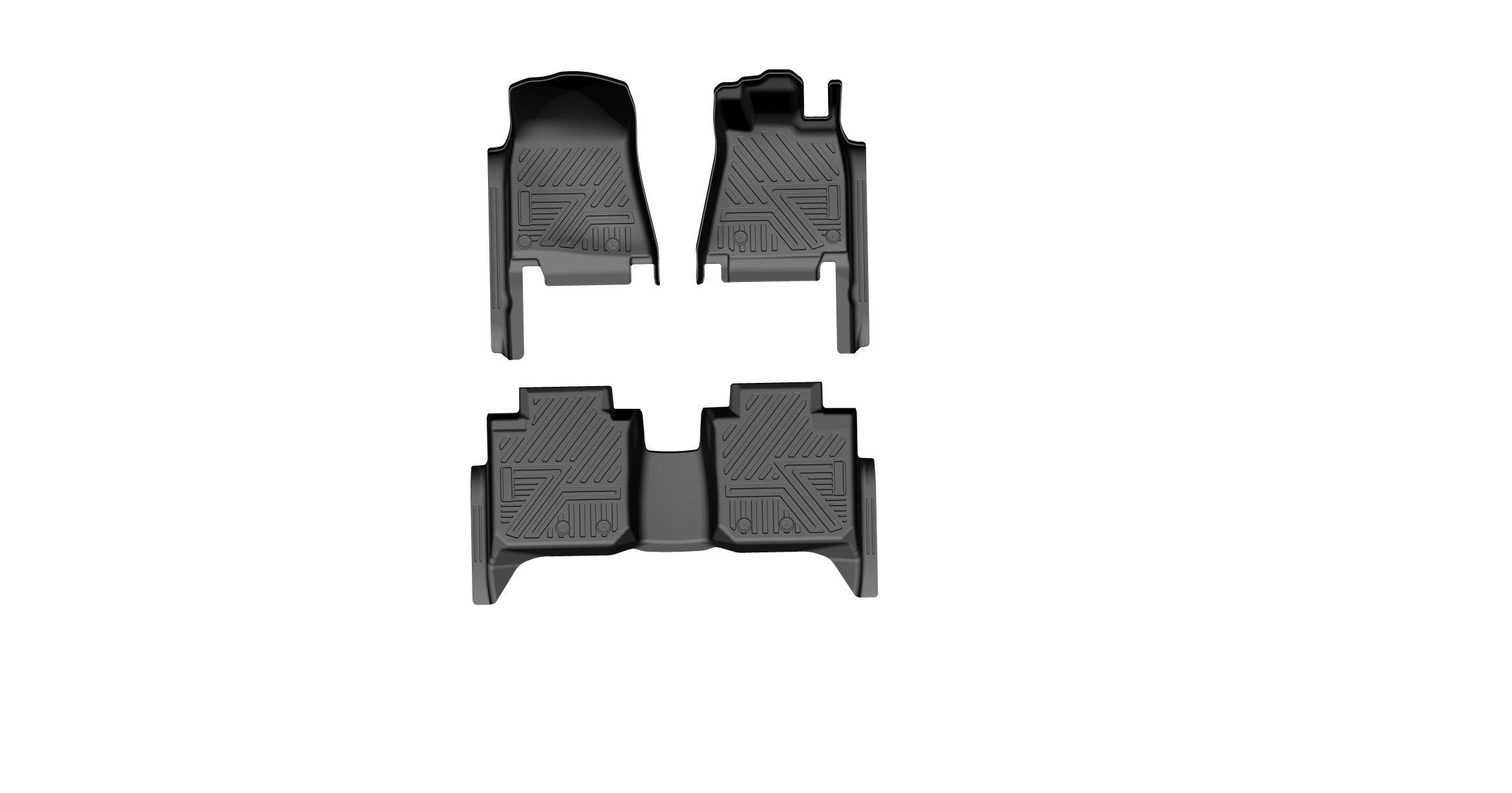 2013-2018 CROWN MAJEST 5SEATS FOOT MAT/2 ROWS/3PCS (MG)