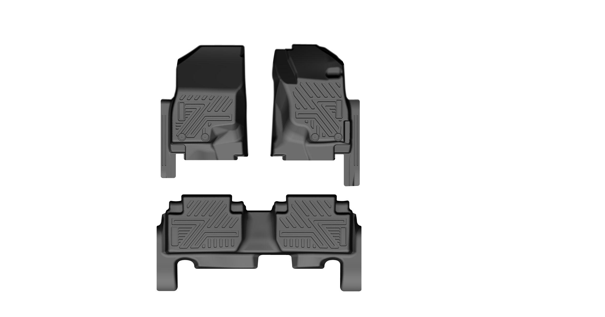 2015-2022 OUTLAND 5SEATS FOOT MAT/2 ROWS/3PCS (MG)