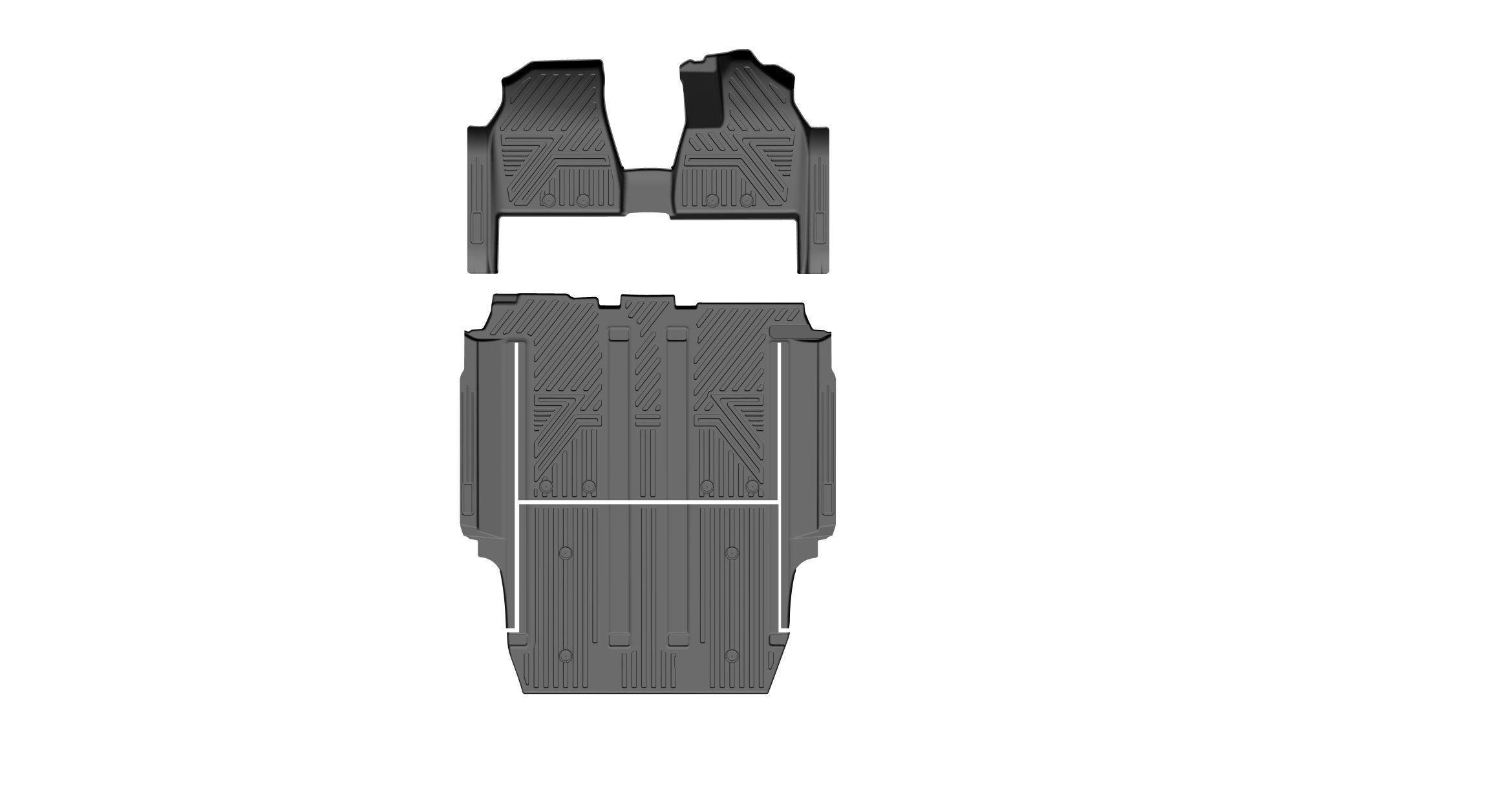 VOXY/NOAH 2012-2018 FLOOR MAT/4 DOORS/3ROWS/4PCS MG