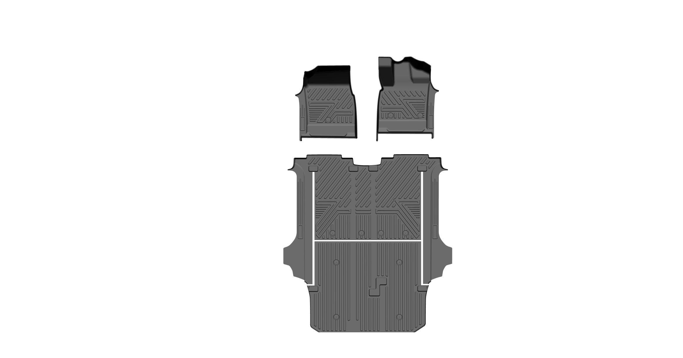Alphard Vellfire 30 2015-2022FLOOR MAT/4 DOORS/3ROWS/4PCS MGhigh version