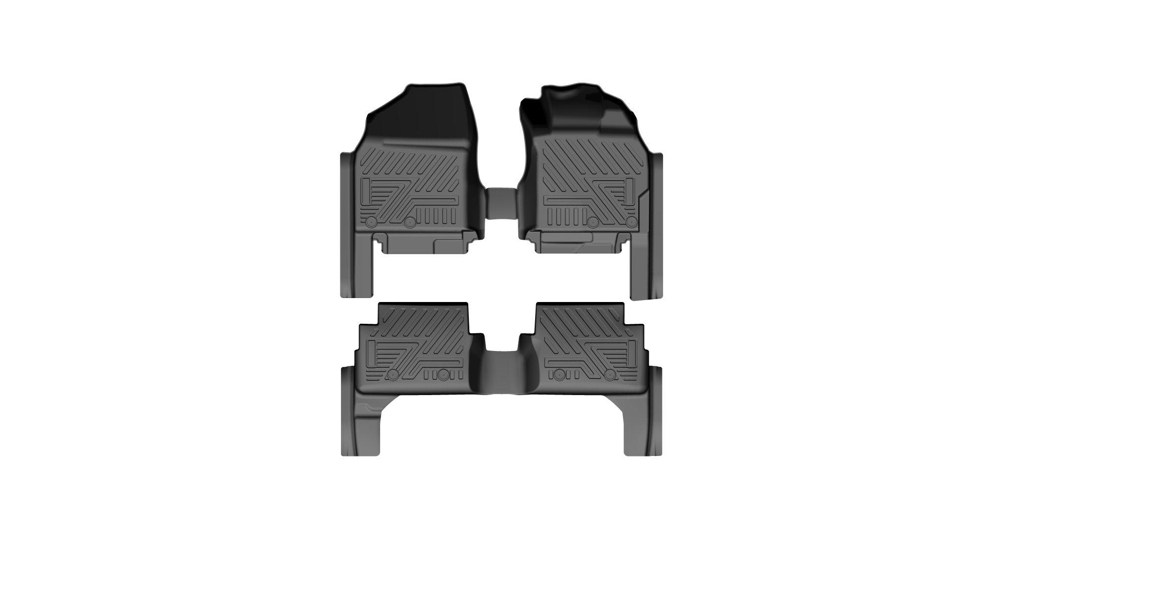 RUMION 2008-2014 FLOOR MAT/4 DOORS/2ROWS/3PCS MGlow version