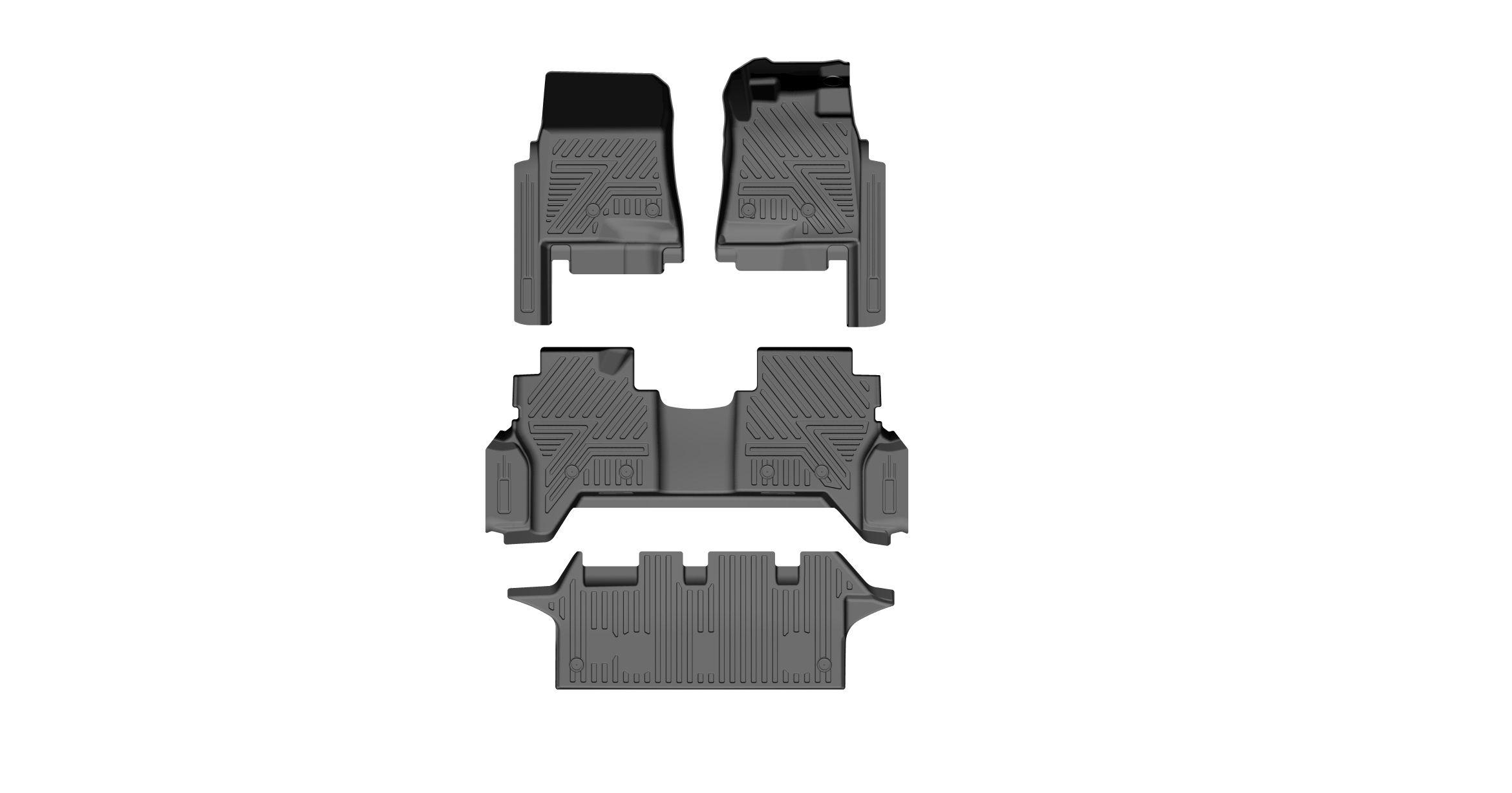 PAJARO 2008-2020 FLOOR MAT/4 DOORS/3ROWS/4PCS MG