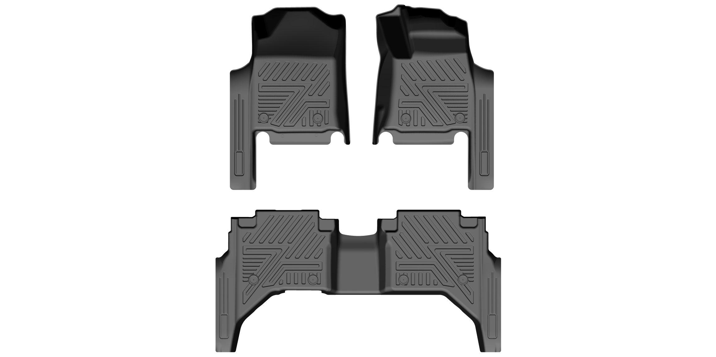 2025 HILUX REVO FOOT MAT/4DOORS/2ROWS/3PCSAUhybrid version