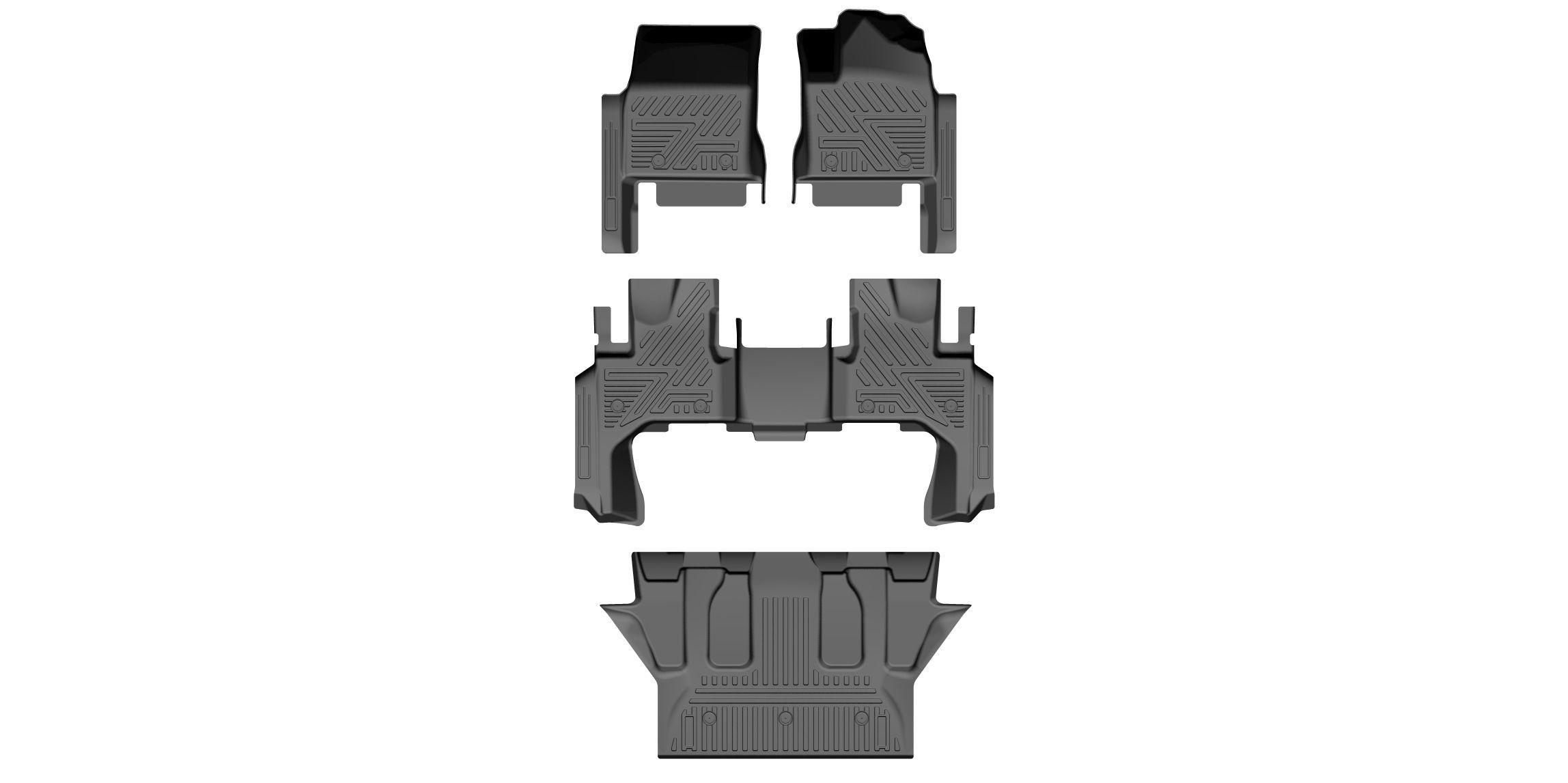 2025 Toyota LC300 FOOT MAT/4DOORS/3ROWS/4PCSAU
