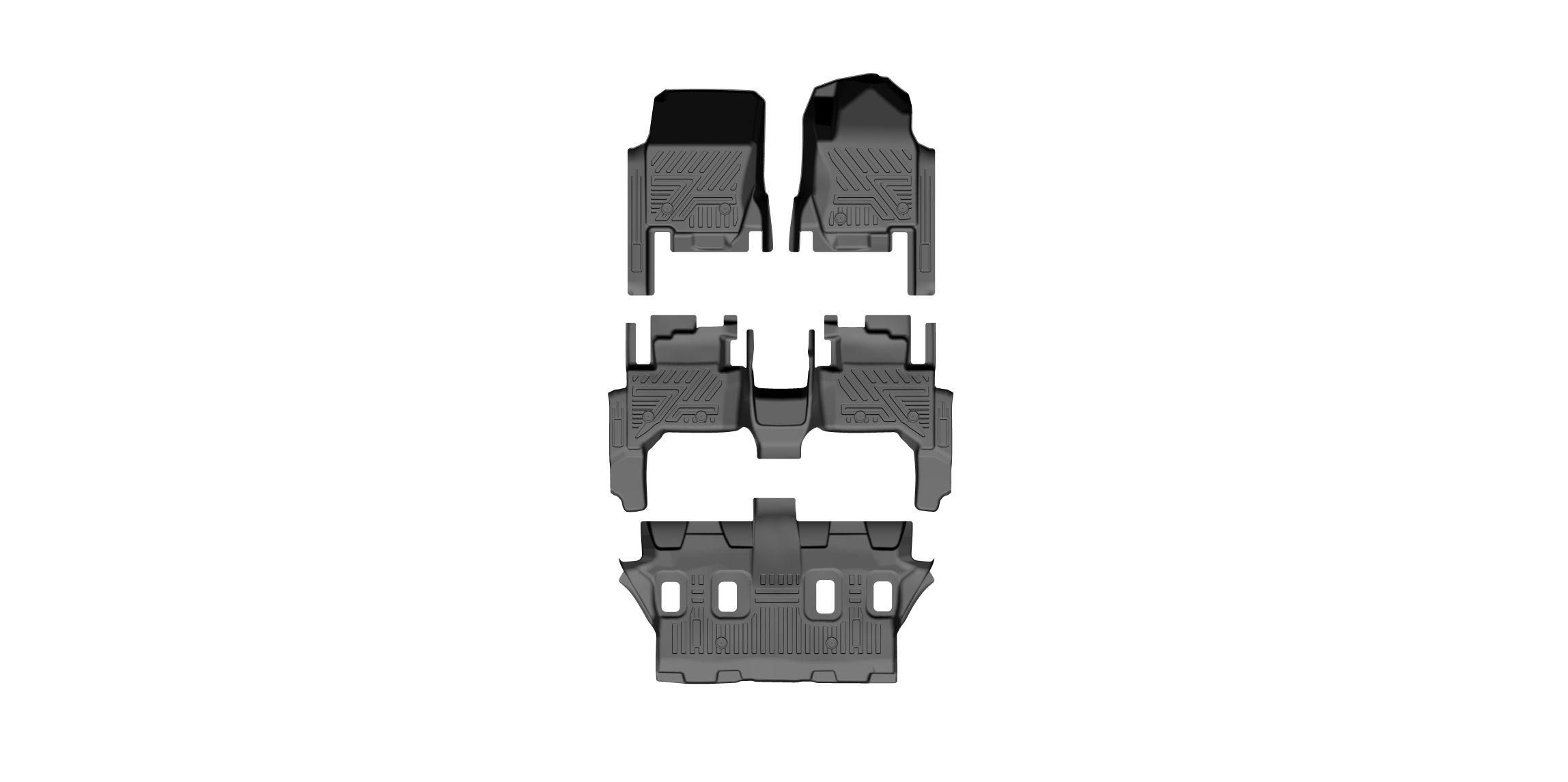 2025 Toyota LC250 FOOT MAT/7 SEATS/3ROWS/4PCS AU