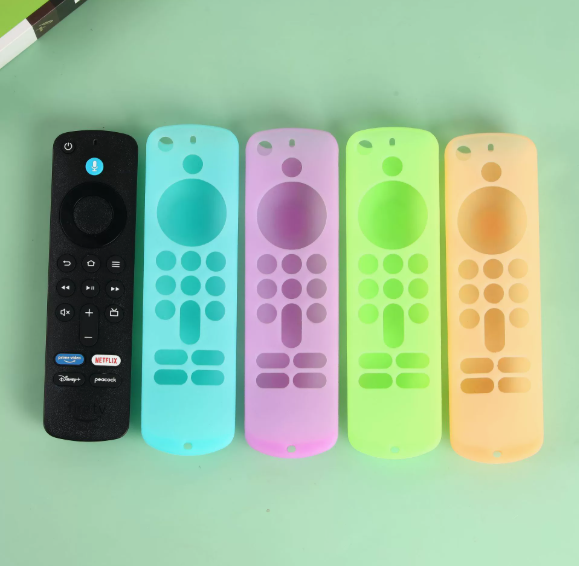 New Model Suitable for 2025 Amazon Fire Tv Stick 4K Remote Control Silicone Protective Cover Cut Out Anti-Fall