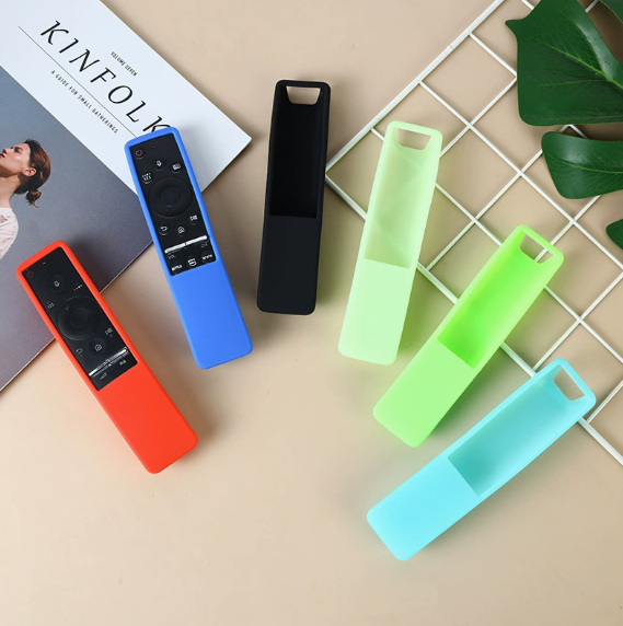 Universal Silicone Protective Case for Samsung Curved Remote Control Rainbow Luminous Thickened Drop-resistant Protective Case
