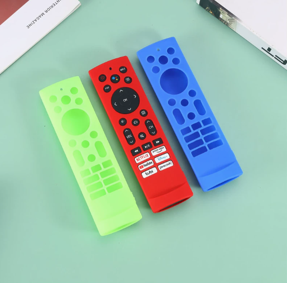 For Hisense ERF3A90 TV Remote Control Silicone Protective Case Hollow Rainbow Luminous Hollow
