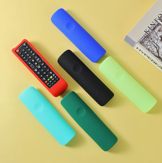 For Samsung remote control silicone protective cover rainbow luminous color thick anti-fall protective cover manufacturers in stock