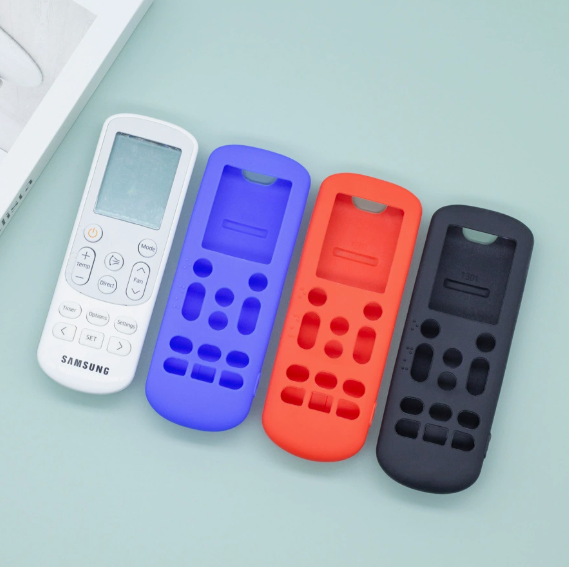 Applicable SNMSUNG Samsung Air Conditioning Remote Control Silicone Protective Case Rainbow Luminous Color Thickened Anti-Slam and Anti-Slip