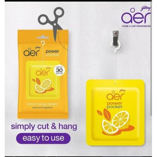 AER Power Pocket Bathroom Fragrance Lemon Tangy Delight