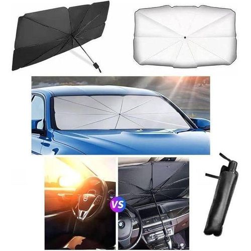 Car Dashboard Umbrella Sunvisor – Windscreen Cover for Heat & UV Protection