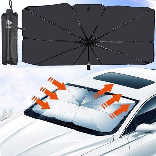 Car dashboard umbrella sunvisor windscreen cover