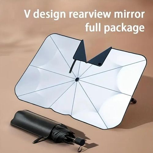 Car Windshield Sun Visor UV and Heated Visor Protector Foldable Reflective Umbrella