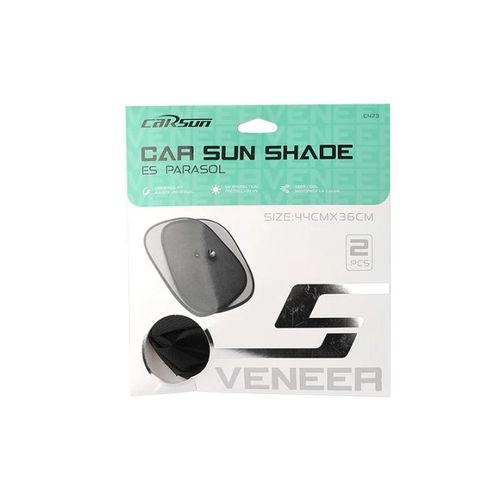 2pc Car Window Shade, Auto Sun Shades for Side Window, Sun Glare and UV Rays Protection, Foldable Mesh Heat Insulation Cover with Suction Cup Universal for Most Cars