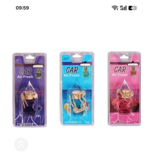 Car Air Freshener Apple Shape Hanging Scent for Rearview Mirror Long Lasting 2 to 3 Months Lavender Ocean Lemon Rose Fragrance Auto Interior Odor Removal