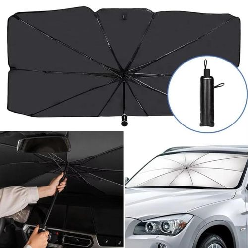 Foldable Car Windshield Umbrella, Car Dashboard Umbrella, Sun Shade Umbrella for Front Windows, Windscreen Cover, Suitable for Windshields of Various Car Models