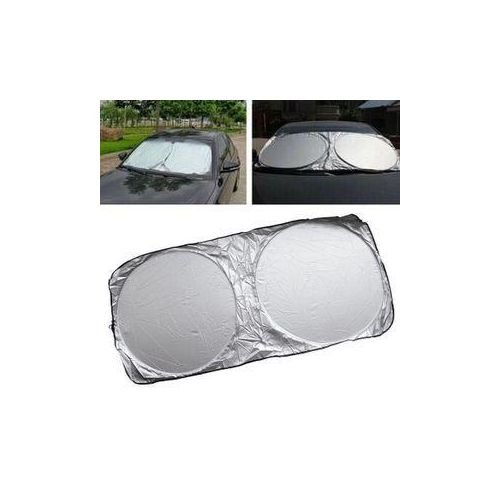 Share this product    Foldable Car Windshield Sunshade – UV Reflective Front Sun Shield (Universal Fit)