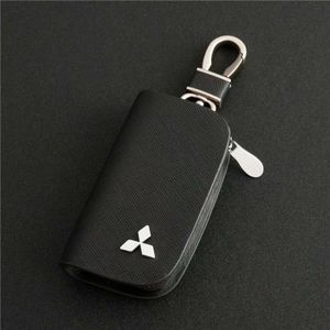 Mitsubishi Leather Key Holder Wallet
