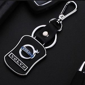 Volvo Leather Key Ring Key Holder