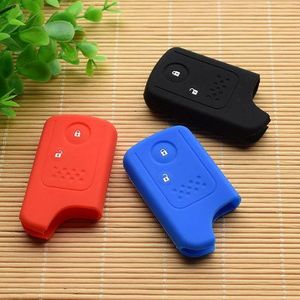 Silicone Key Fob Set Cover Case Holder Shell For Honda Accord CRV Civic Hrv Fit Freed BLACK Keyless