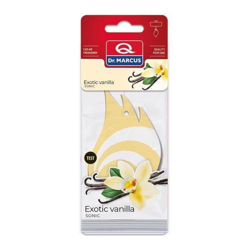 Dr. Marcus Sonic Exotic Vanilla Car Air Freshener – Long Lasting Sweet Vanilla Fragrance