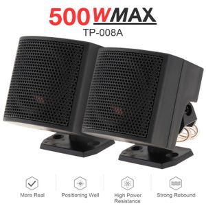 Tiaoping 2pc TP-008A 500W Mini Car Tweeter Speaker Universal DC 12V Music Loudspeaker Adjustable Audio Sound