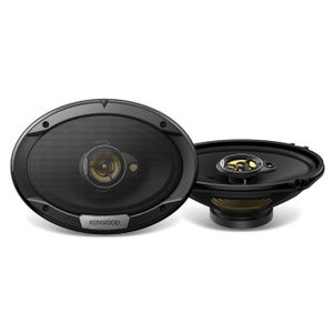 Kenwood Midrange Speaker Powerful 6 By 9 Car Coaxial 3- way speaker with Tweeters 500Watts