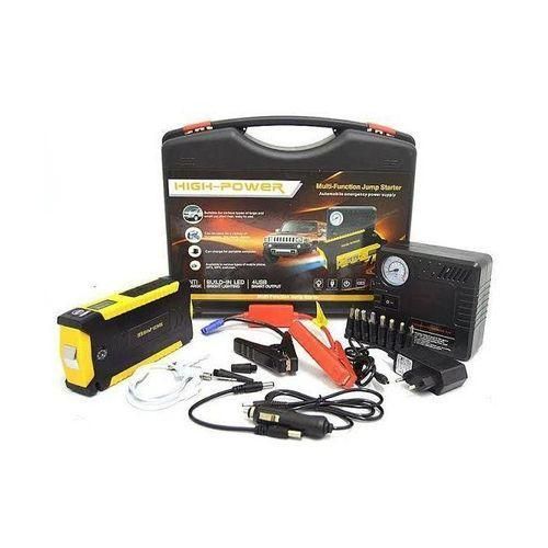 Portable Car Jump Starter Kit With Tyre Inflator / Air Compressor