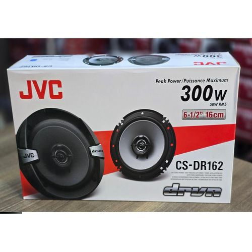 Jvc CS-DR162 6-1/2 Inch 300Watts Round 2-Way High Quality Powerful Car Door Speakers