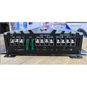 Audiobank 8000Watts 4 Channel Bridgeable Powerful Amplifier Class AB - (2 Ohm stable in stereo Mode and 4 Ohm stable in Bridged Mono mode)