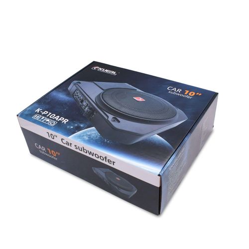 Kuerl 10” 800W Ultra-Slim Underseat Subwoofer  Powerful Bass