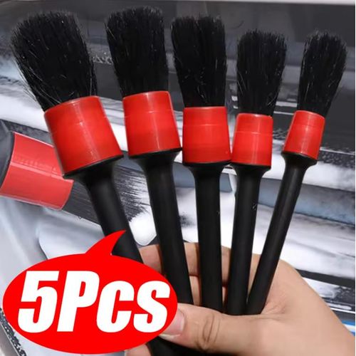 5pcs Motorcycle Whee Hub Gap Details Cleaning Brushes