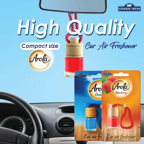 General Fresh Arola Wood Mix Car Air Freshener (2 PACK value combo)!
