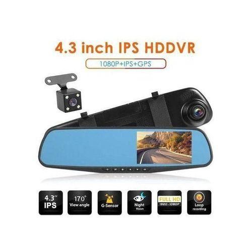 1080p Dashboard Camera 4.3 Inch Car DVR Mirror Car With Reverse Camera.